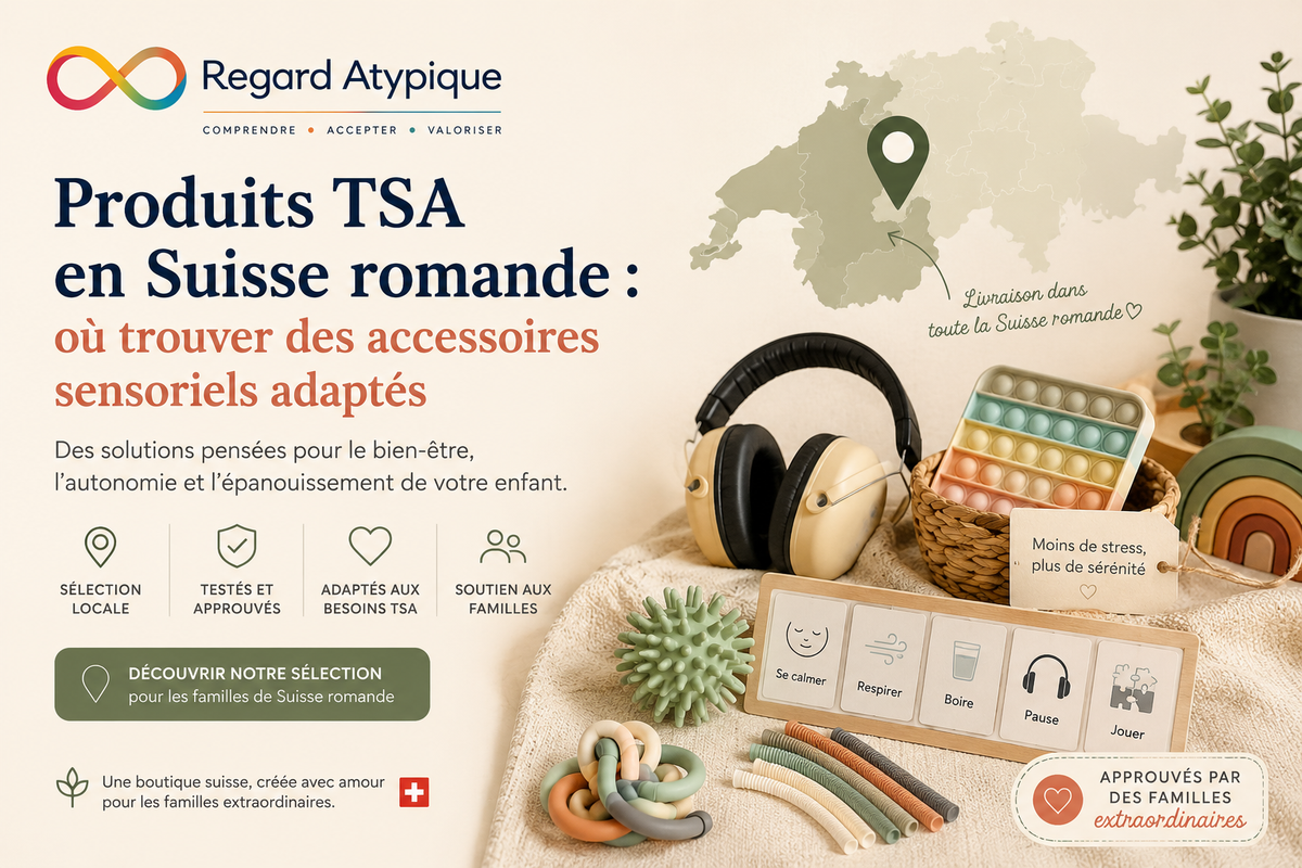 Produits TSA en Suisse romande : où trouver des accessoires sensoriels adaptés