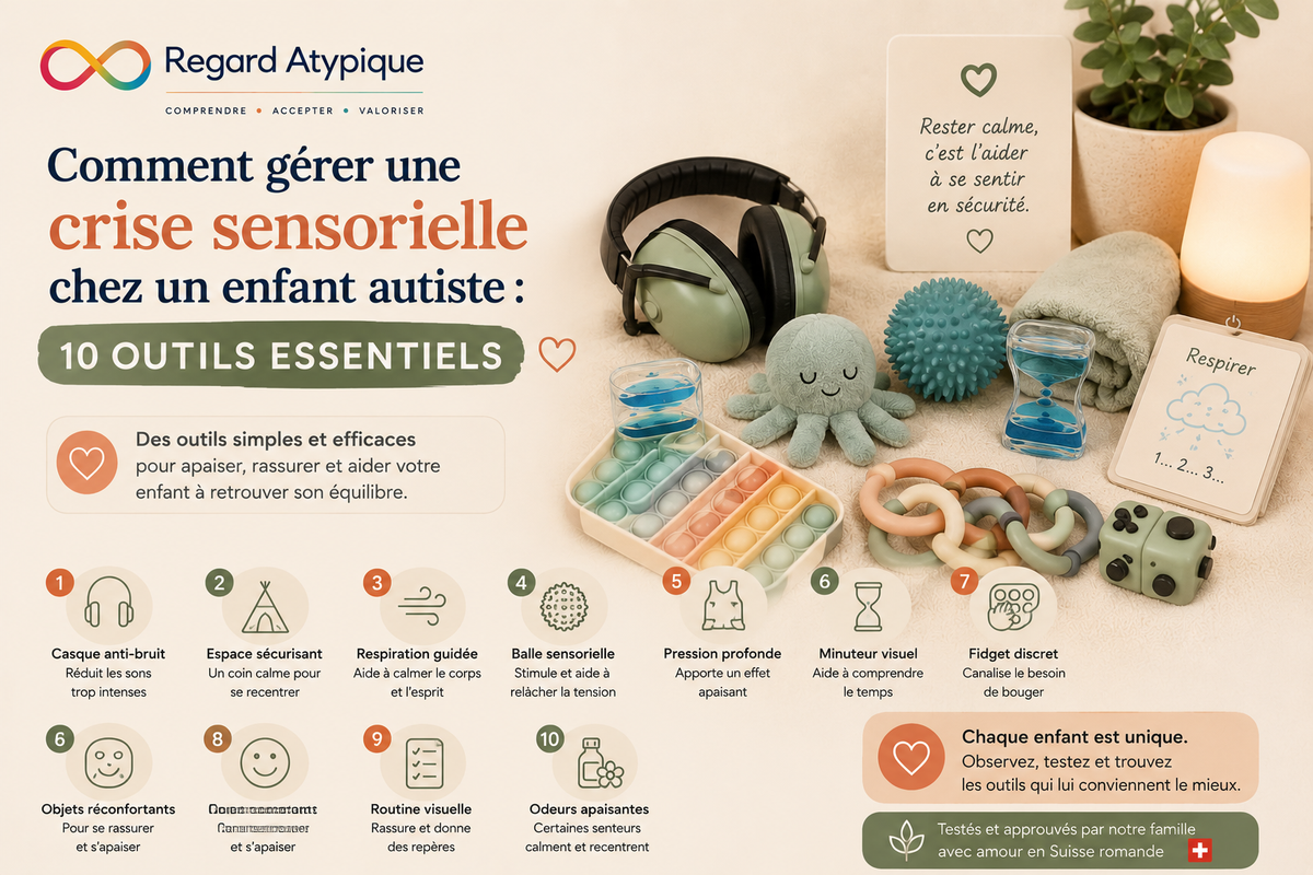 Comment gérer une crise sensorielle chez un enfant autiste : 10 outils essentiels
