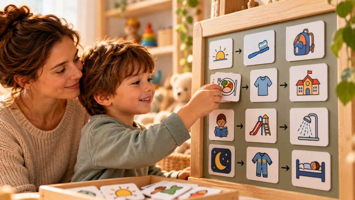 Les pictogrammes pour enfants TSA : comment les utiliser efficacement à la maison