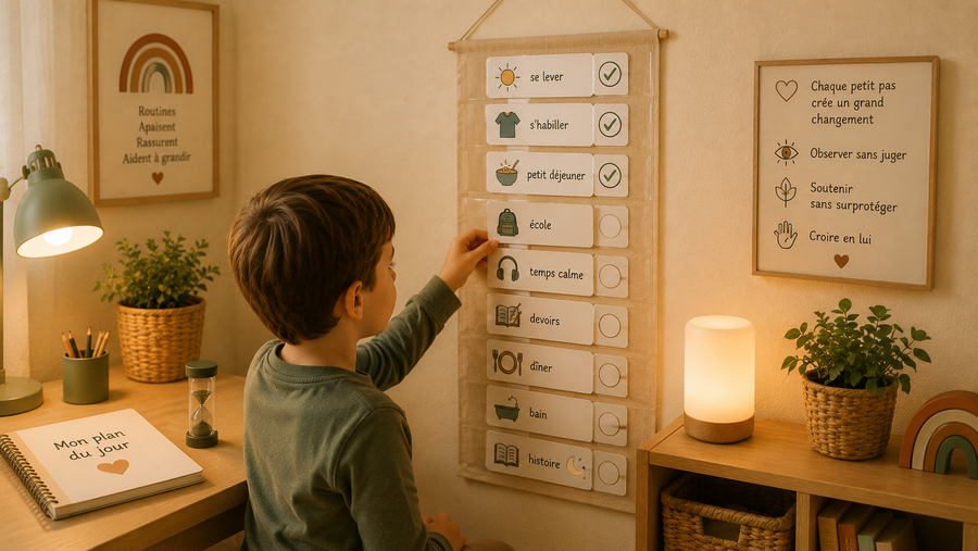 Pourquoi les routines visuelles changent tout pour un enfant TSA