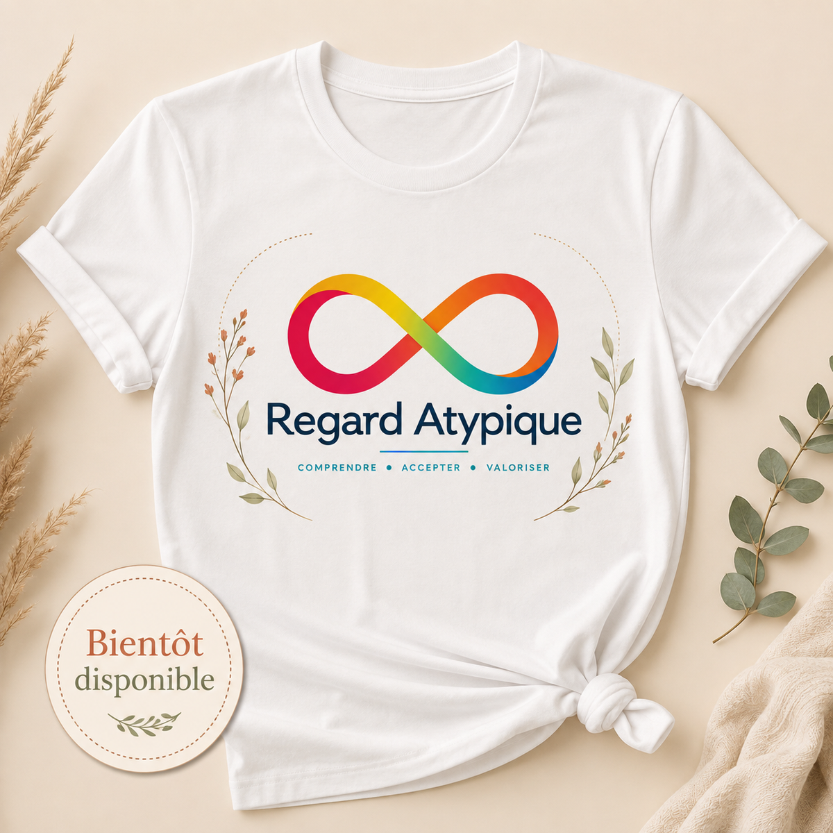T-shirt Regard Atypique — Logo infini