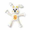 Jouet Articulé "Lapin Pop Tubes" – Ventouses & Tubes Extensibles