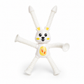 Jouet Articulé "Lapin Pop Tubes" – Ventouses & Tubes Extensibles