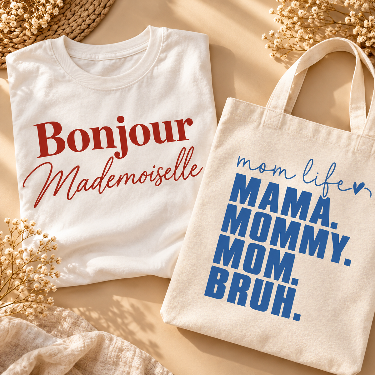 T-Shirt & Tote Bag Personnalisés 100% Coton – Collection Regard Atypique
