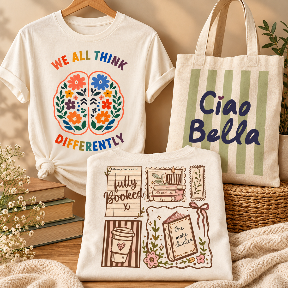 T-Shirt & Tote Bag Personnalisés 100% Coton – Collection Regard Atypique